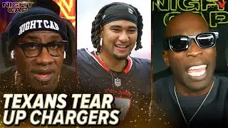CJ Stroud & Texans HANDLE Justin Herbert & Chargers in AFC Wild Card game  | Nightcap