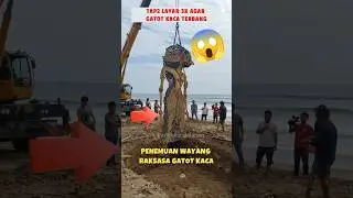 ⚠️‼️ Penemuan wayang Gatot kaca 😱 #shoct #shorts
