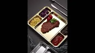 Factory Wholesale Stainless Steel Divided Sauce Dishes