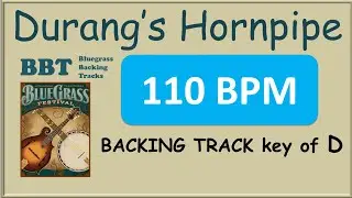Durang's Hornpipe bluegrass backing track 110 bpm