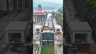 The World&rsquo;s Largest Ship Lift in Action! #shorts