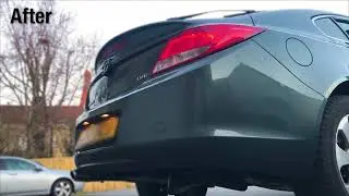 Vauxhall Insignia 2.0 CDTI Exhaust Comparison - Back Box muffler Delete + cold start & Revs HD