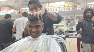 ദുബൈ satwa സലൂൺ മുടിവെട്ടാൻ പോയതാ & Dubai Satwa Saloon hair katting Video 