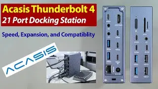 Док-станция Acasis Thunderbolt 4 &mdash; 21 порт для преобразования вашего рабочего пространства