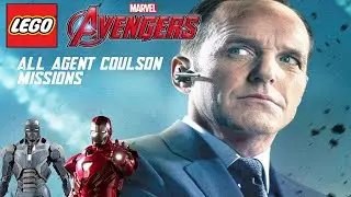 LEGO Marvel's Avengers - All Agent Coulson Missions (Unlocking Iron Man MK40 and Silver Centurion)