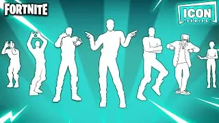 ALL ICON SERIES DANCES & EMOTES IN FORTNITE