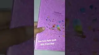 New Cute Note-book With Price Idea #craft #shorts #cute #crafts #craftitems #stationery