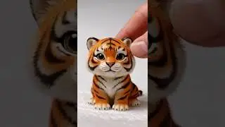 Relaxing 3D Tiger Cub Slime ASMR 🐅💛