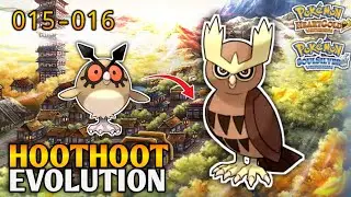 How To Evolve Hoothoot Into Noctowl In Pokemon Heart Gold & Soul Silver | Johto Dex