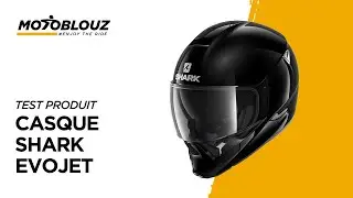 Nicolas, client Motoblouz, pr&eacute;sente le CASQUE SHARK EVOJET BLANK
