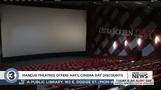Marcus Theatres offering discounts Sunday for National Cinema Day