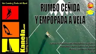Tutorial rumbo ce&ntilde;ida y empopada a  vela. Kanela Sailing School