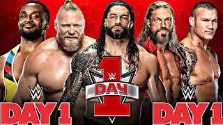 WWE Day 1 2022 Early Match Card Predictions