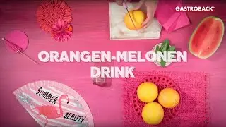 Orange Melone Drink Gastroback 40152 Design Multi Juicer Digital Plus