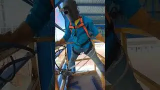 pengelasan support cable tray area workshop Pama-kpcs