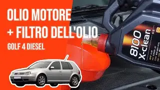 Cambio olio motore e filtro dell'olio GOLF 4 1.9 TDI🛢