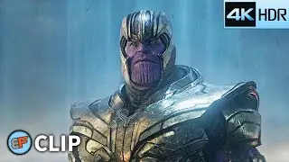 Thanos Destroys the Avengers Headquarters | Avengers Endgame (2019) IMAX 4K HDR Movie Clip