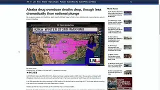 Alaska drug overdose deaths drop, though less dramatically than national plunge