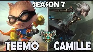 Best Teemo Korea vs Camille TOP Ranked Master Season 7
