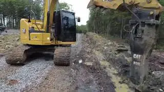 Hammering Through Rock