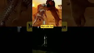 lion and human experiment😱🔥#shortvideo #shorts #viral #trending #fyp