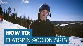 How to FLATSPIN 900 on skis with Oscar Wester