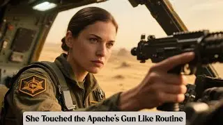 She Touched the Apache’s Gun Like Routine — The Patch on Her Sleeve Changed Everything | Emotional