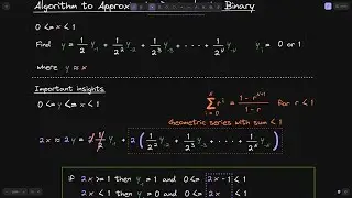 Algorithm to Approximate Decimal with Binary