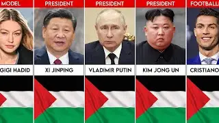 Famous People & Celebrities Supporting Palestine | Celebrities Who Support Palestine 🌍🕊️