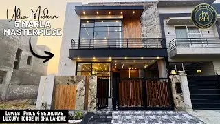 Modern 5 Marla House in DHA Lahore with 4 Bedrooms | Complete Walkthrough