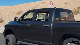 Custom Ram 1500 turbo FRP tomahawk cam Mi tuning Byrne built truck start up and ride around