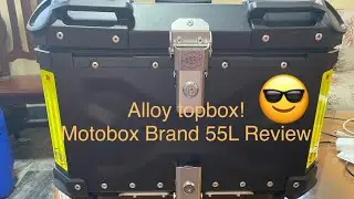 Yamaha NMAX V2 | Alloy Top Box | 55L | Motobox Brand | Review