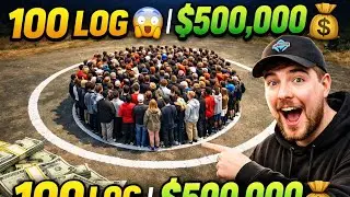 100 Log Ek Circle Me Band 😱 | Last Me Bahar Aane Wale Ko $500,000 💰 | MrBeast Challenge