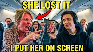 Karen Threw a Fit Over My Headphones on the Plane &mdash; So I Played Her Meltdown on the Screen. HOA,