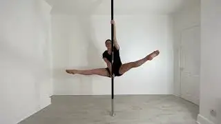 Split Grip V. Beginner Pole Dance Tutorial