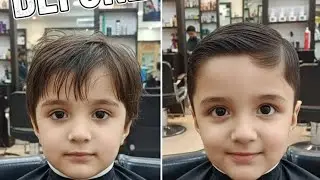 Classic Side-Part Kids Haircut ✂️💙👍