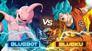 Tournoi Fight Club #1 BLUEBOT (Rosé , Goku SSJ , Kid Buu)  vs BLUEKU (Blueku, UI, Hit)