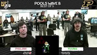 BOPME 27: SSBM Singles Pools: Phalanx (Fox) vs Yuunia (Sheik)