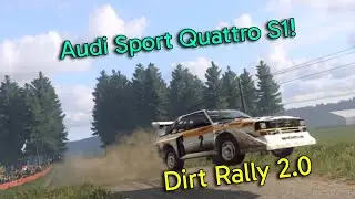 Audi Quattro S1 gravel run | Dirt Rally 2.0 | Moza R5 | @Kuno_The_Rex​