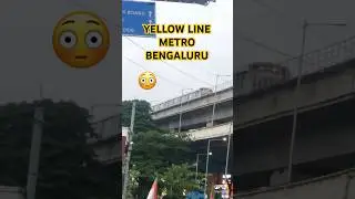 ⚠️Metro Yellow Line Bangalore is Open ‼️Inagurated by PM Modi #bangalore #metro