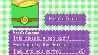 Animal Crossing E-Reader Card Series 3 D 7 Hero's Tunic
