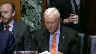 Hatch Delivers Opening Statement at Tax Reform Progress Hearing