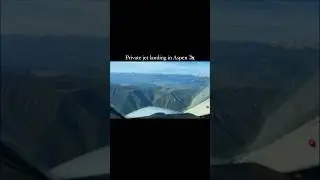 Landing in Aspen #planelanding #aspen #planespotting #avgeeks #privatejet #aviation