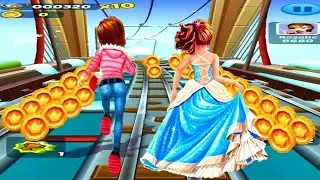Subway Princess Runner V/S Royal Princess Run 3D - Girl v/s Girl Run Race | Android/iOS Gameplay HD
