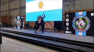 Emiliano Vega y Casandra Estefano en Apertura del Campeonato Panamericano de lucha de brazos 28/6/25