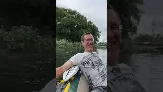 Motorboating with Talbot and Stemp! #rccars #rc #rcboats #shortsclip #subscribe