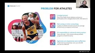 Streamline Athletes - Virtual Rocket Pitch presentation at CONNECTpreneur