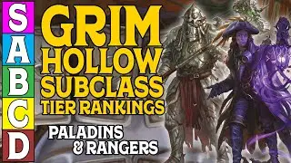 Grim Hollow Subclass Tier Ranking - Paladins & Rangers