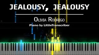 Olivia Rodrigo - jealousy, jealousy (Piano Cover) Tutorial by LittleTranscriber