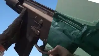 My attempt of doing the SCAR-H animation of COD MWII irl